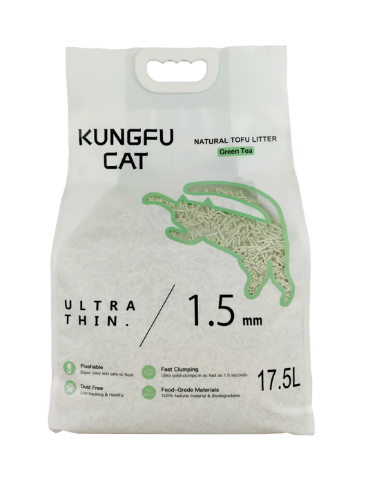 KUNGFU CAT Tofu Litter Green Tea 17.5L/6.5KG