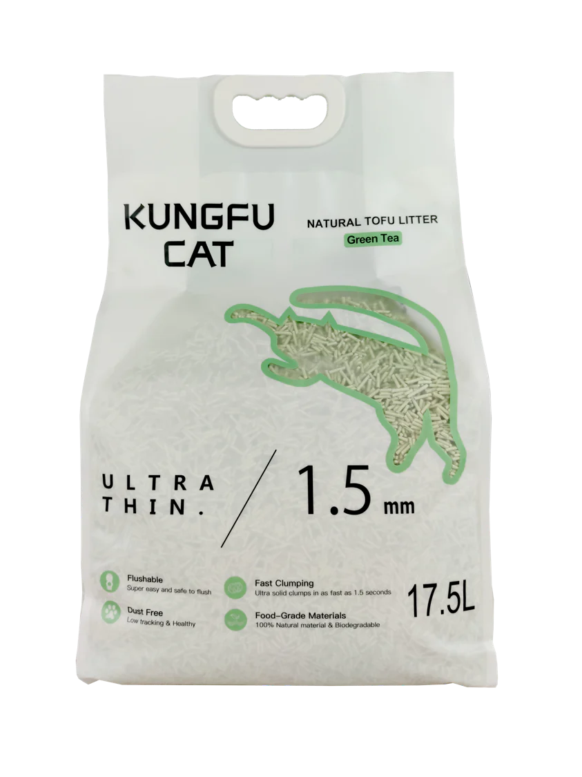 KUNGFU CAT Tofu Litter Green Tea 17.5L/6.5KG