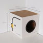 PURROOM Cat House - Double Scratching Boards